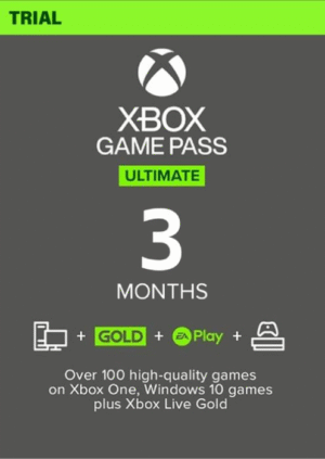 اشتراك اكس بوكس كيم باس التمت  3 اشهر – Xbox game pass Ultimate 3 months